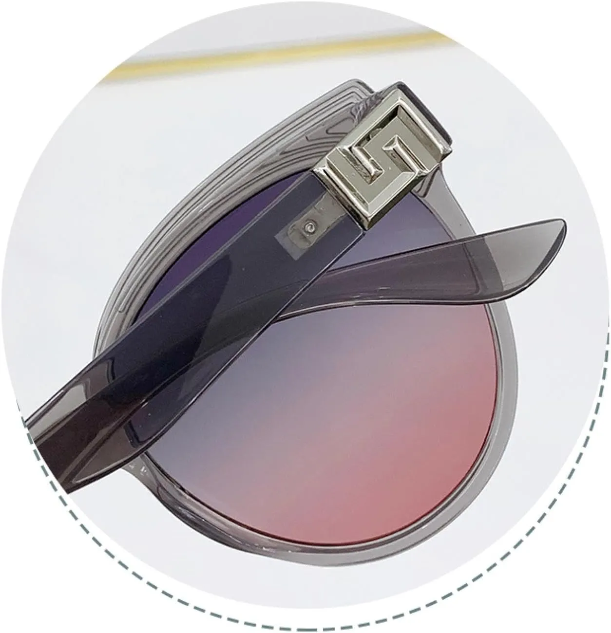 Women Polarized Sunglasses Uv400 Men Oval Frame Camping Beach Party Shade