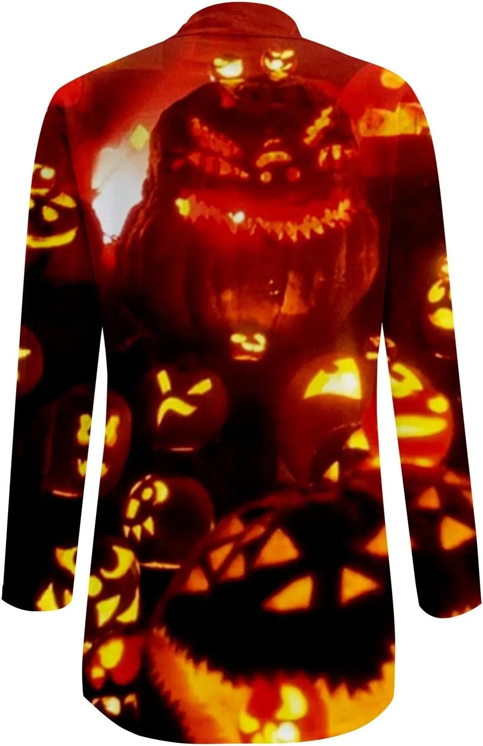 Womens 2023 Fashion Print Cardigan Casual Open Front Printed Cardigans Sweaters Fall Winter Thin Coats Jackets Outerwear