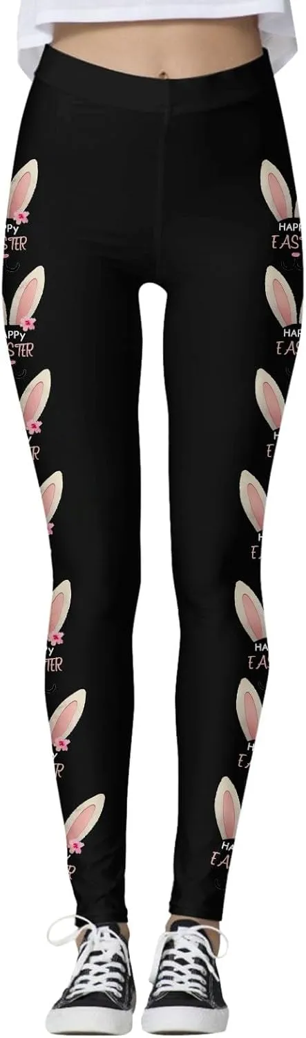 Women's Compression Yoga Gym Tights Sporty Graphic Ultra Soft Leggings Skimpy High Waisted Tummy Control Yoga Pants