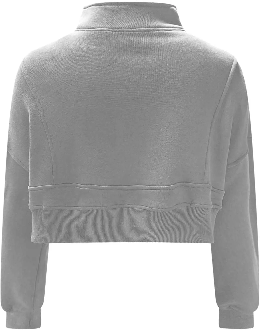 Women's Half Zipper Cropped Sweatshirts Hoodies,2024 Winter V Neck Long Sleeve Pullover Tunic with Thumb Hole