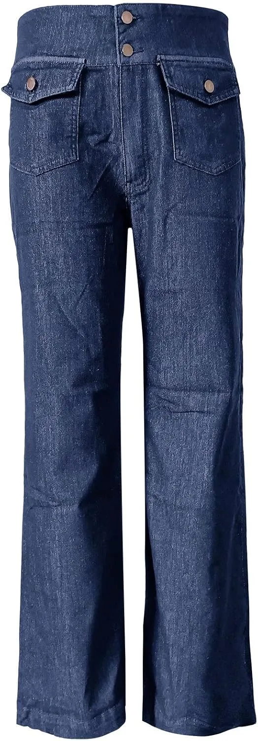 Women's High Waisted Jeans Rompers Overalls Denim Bib Jeans Washed Denim Women's Jeans Jeans for Woman Mom Jeans Low