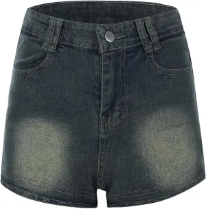 Women's Jeans Jean Shorts Cut Off Denim Shorts High Waisted Ripped Distressed Summer Shorts
