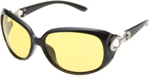 Womens Night Vision Goggles Driving Glasses Polarized Sunglasses