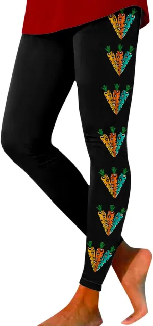Women's Sporty Skimpy Leggings High Waisted High Rise Scrunch Yoga Tights Tummy Control Running High Waist Yoga Pants