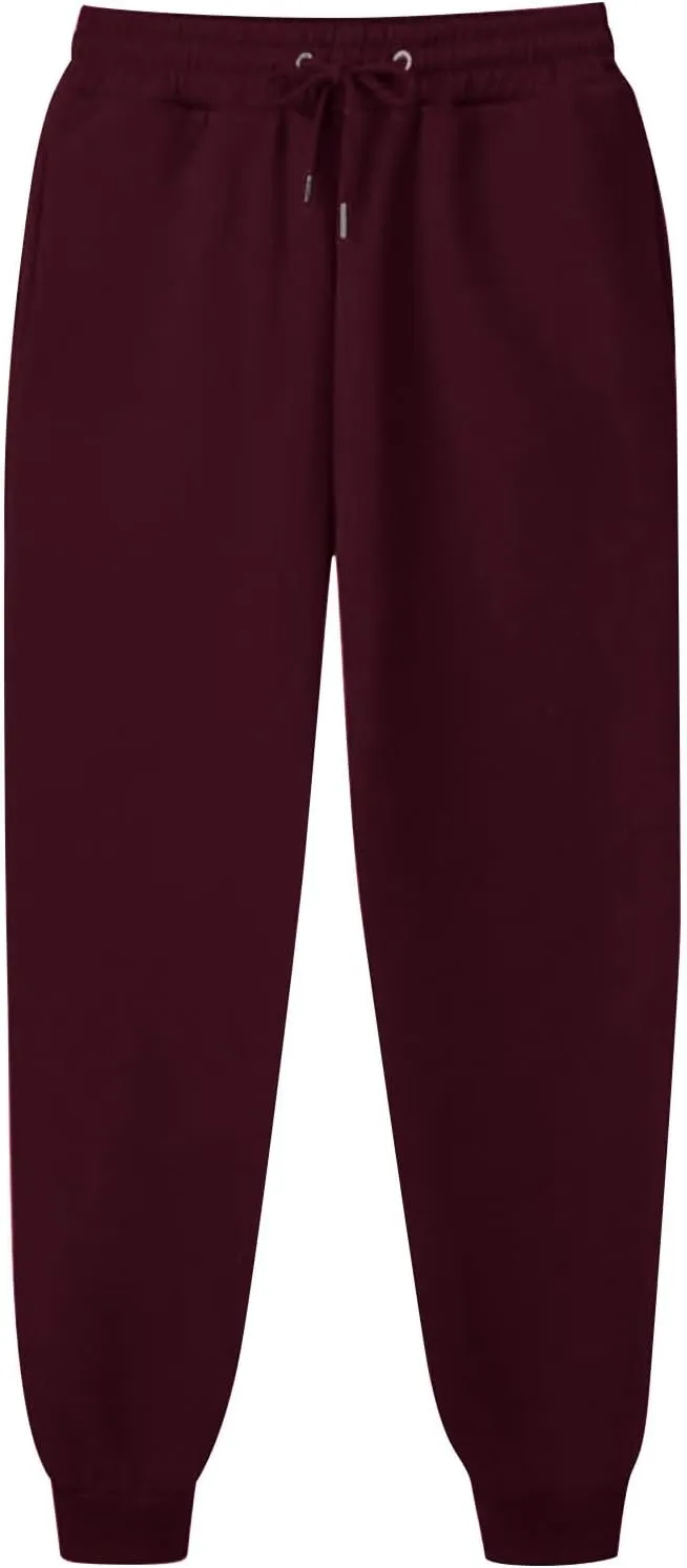 Women's Sweatpants 2023 Pockets High Waist Sporty Gym Athletic Jogger Pants Casual Loose Wide Leg Cozy Pants Lounge Trousers