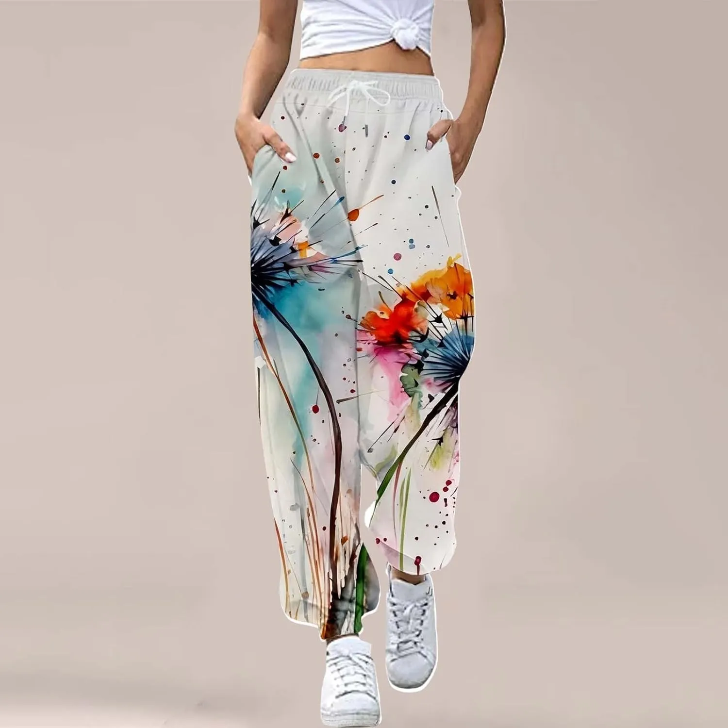 Womens Sweatpants 2024 Pants Halloween Themed Casual Loose Drawstring Pants Women Warm Pants Sweatpants Women 2024