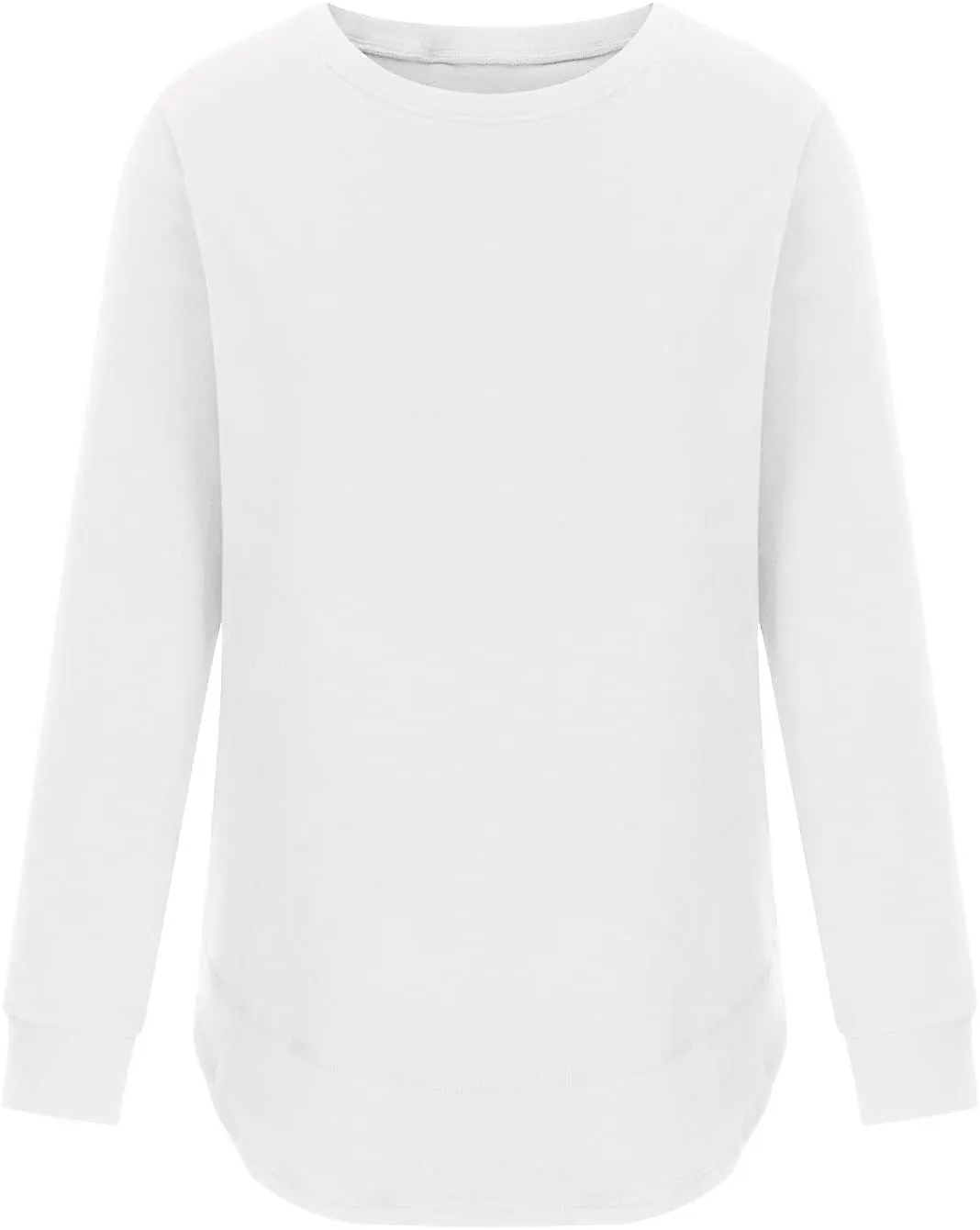 Womens Tops Ladies Tunics Casual Shirts Long Sleeve Pullover Blouses Crewneck Fleece Fashion Clothing Sweatshirts