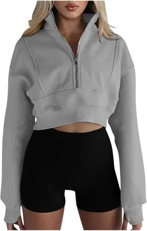 Womens Tops Long Sleeve 2024 Casual V Neck Solid Color Pullover Knit Cotton Plus Size Comfy Soft Outfits Teens