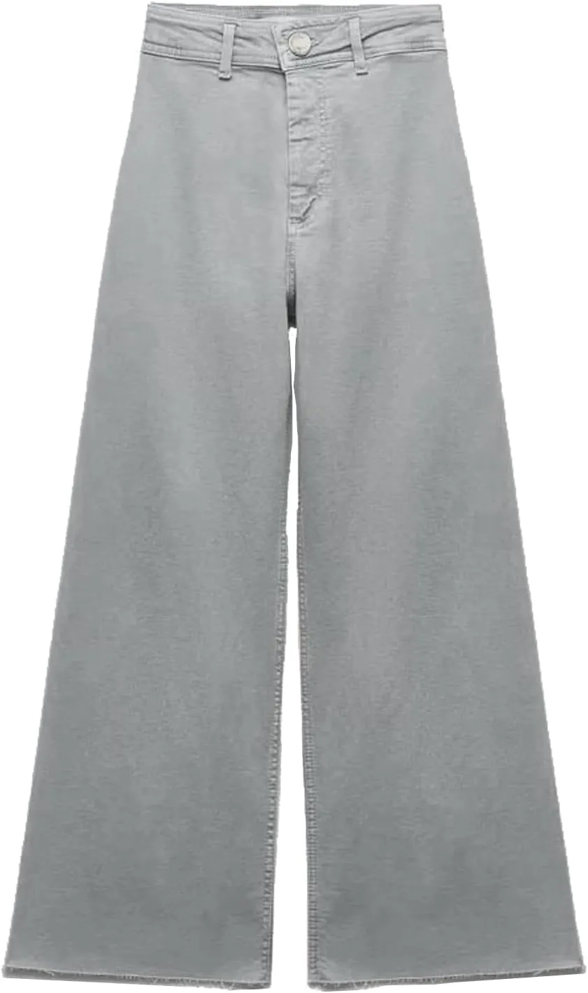Women's Wide Leg Jeans High Waisted Stretchy Trendy Casual Versatile Work Denim Pants Trousers 2025