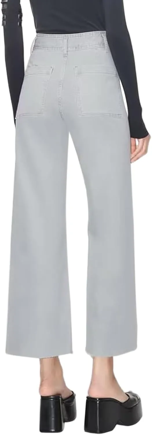 Women's Wide Leg Jeans High Waisted Stretchy Trendy Casual Versatile Work Denim Pants Trousers 2025