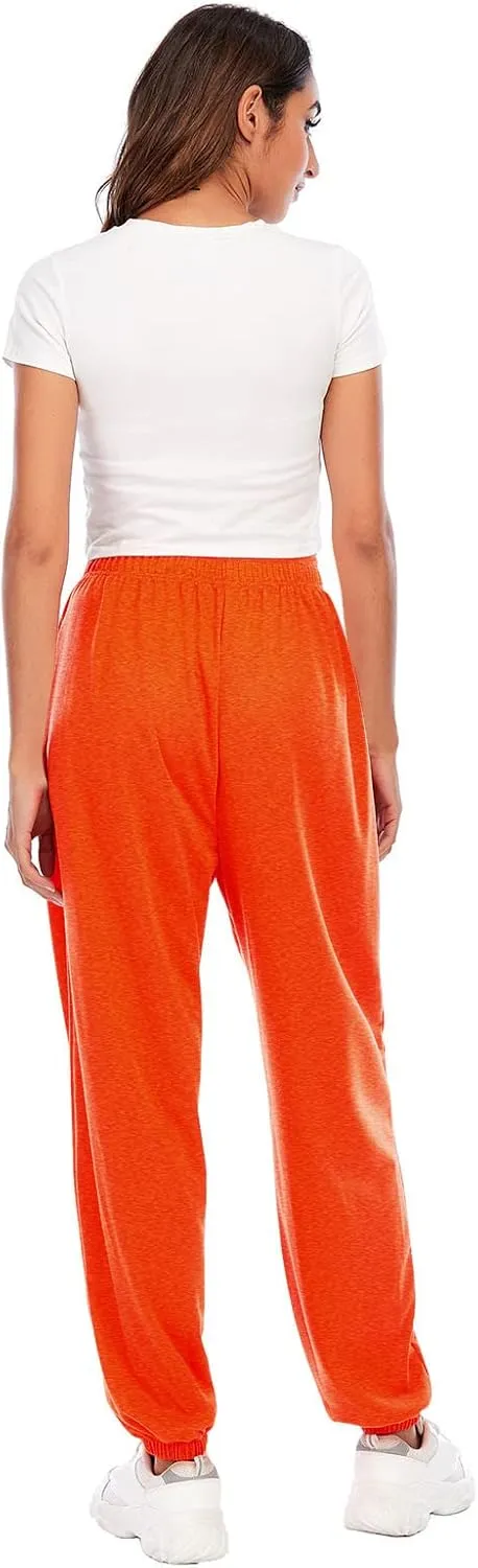 Women's Wide Leg Sweatpants 2023 Lounge Baggy Cinch Bottom Sweat Pants Joggers High Waist Sporty Gym Athletic Loose Fit Pants