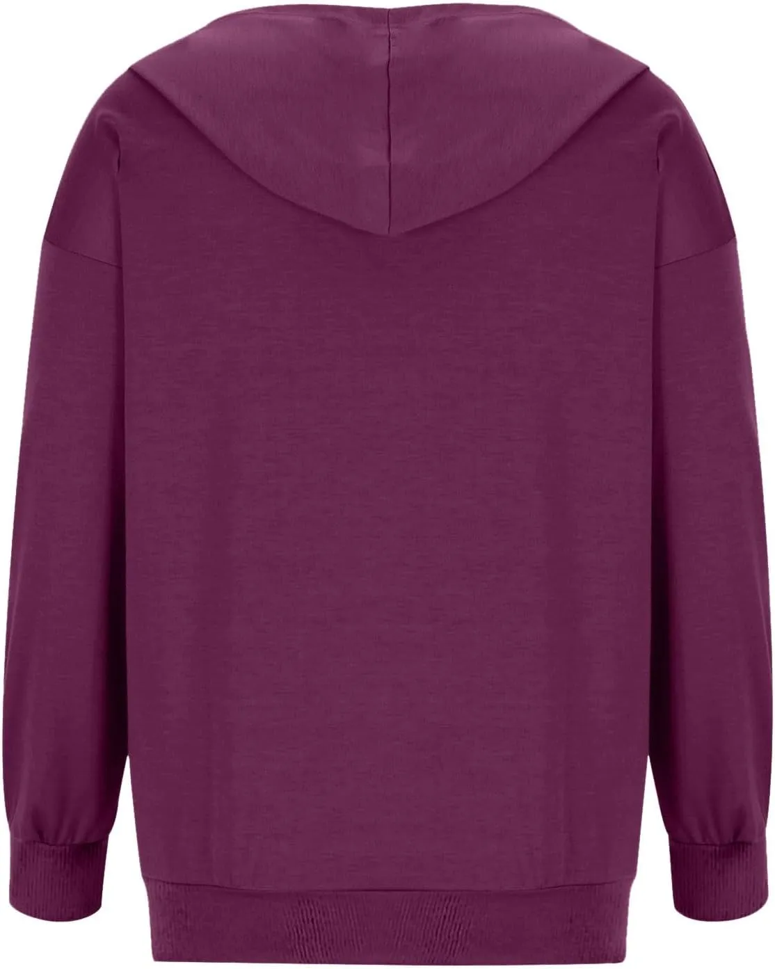 Womens Zip Up Hoodies Long Sleeve Drawstring Sweatshirts Fall Outfits Oversized Sweaters Casual Fashion Jackets 2024