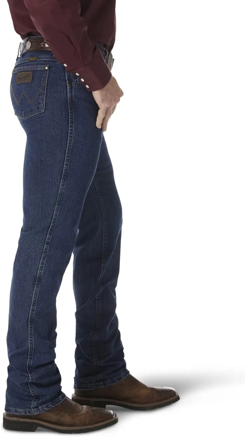 Wrangler Men's Premium Performance Advanced Comfort Cowboy Cut Slim Fit Jeans