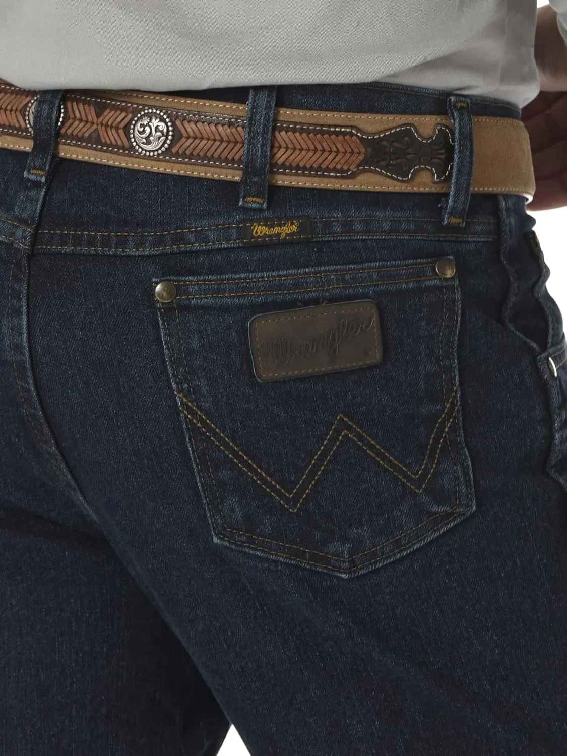 Wrangler Men's Premium Performance Advanced Comfort Cowboy Cut Slim Fit Jeans