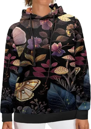 YEXIATODO Womens Sweatshirts and Hoodies Pullover Sweaters for Women Hooded Pullover Sweatshirts 2XS-4XL