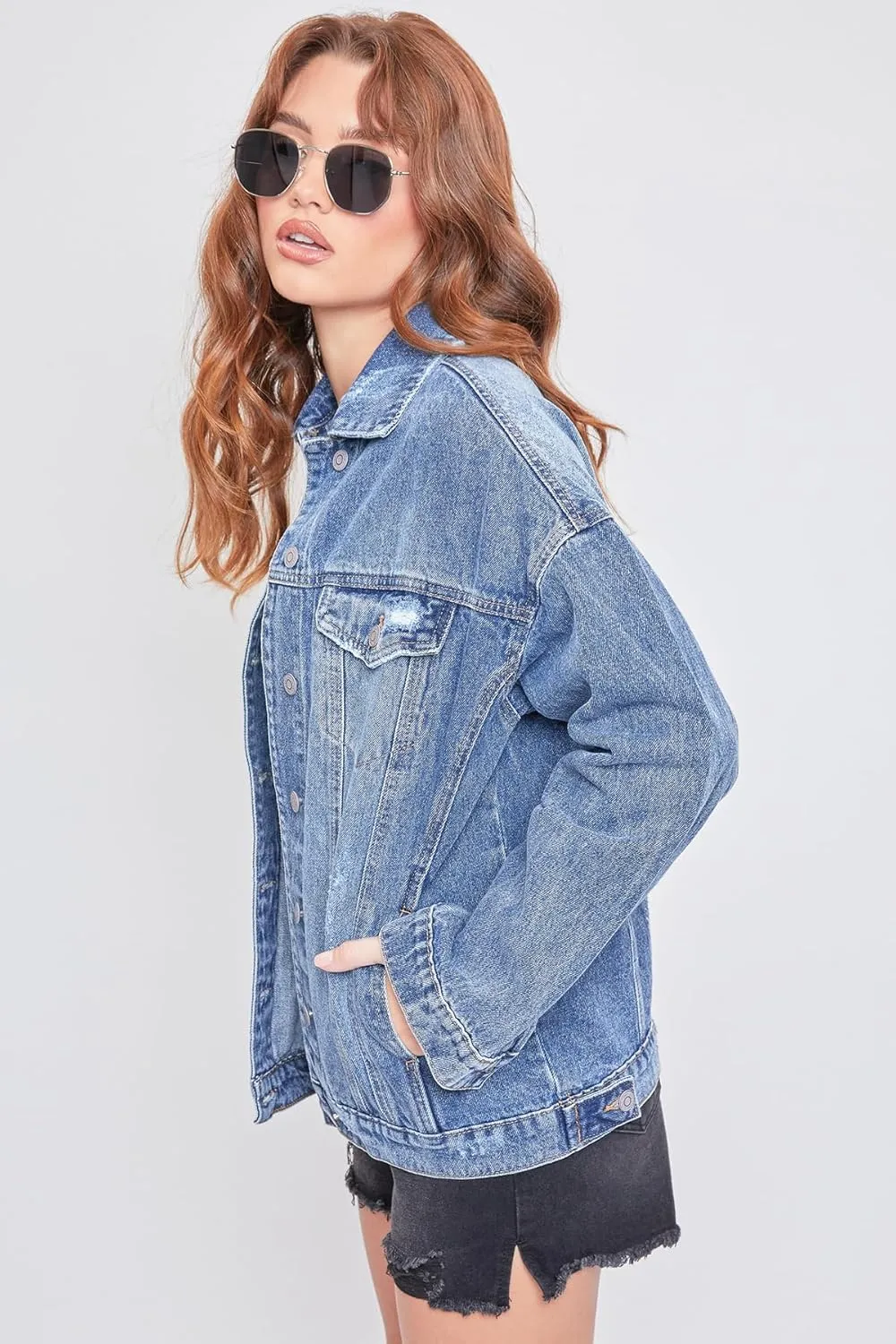 YMI Jeans Women's Oversized Denim Jacket