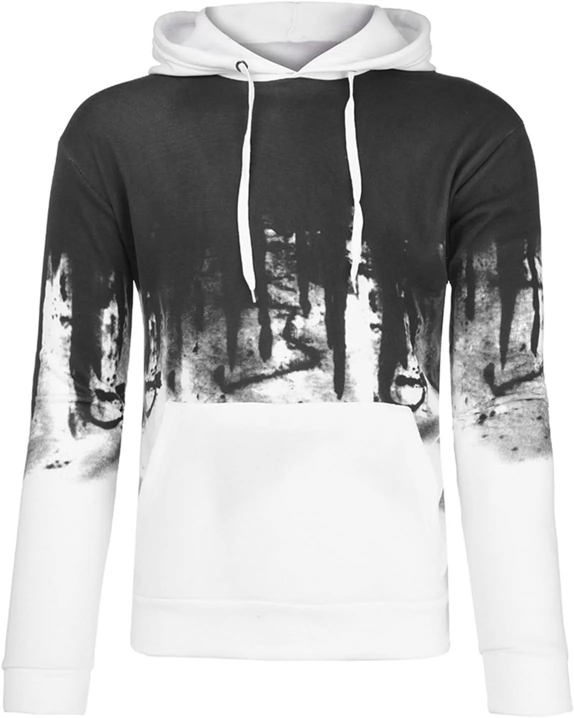 Ymosrh Men's Sweatshirts Graphic Hoodies Pullover Sweatshirts Casual Drawstring Tops With Pockets Hoodies Pullover, S-5XL