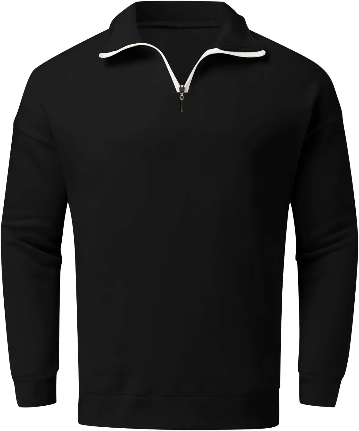 Ymosrh Men's Sweatshirts Solid Hoodies Fashion Long Sleeve Hooded Sweatshirts Pullover Trendy Hoodie with Zipper