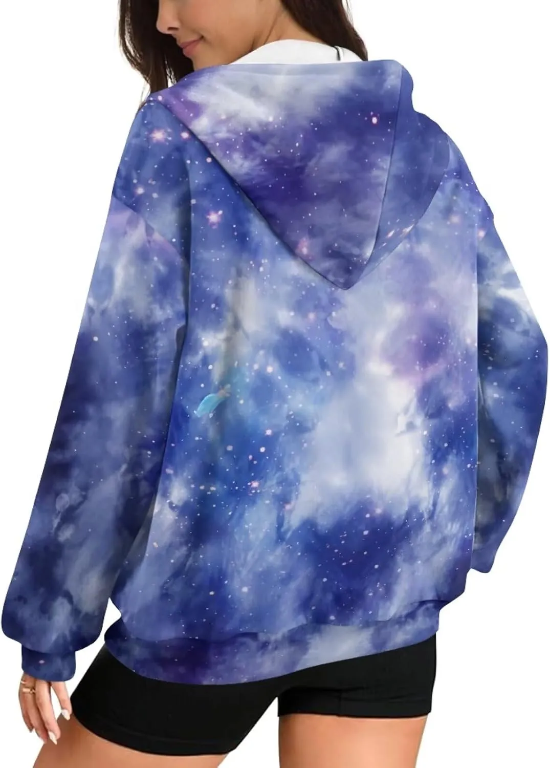 Zip Up Hoodie Sweatshirts for Women Trendy Clothes Oversized Sweatshirts Casual Jacket